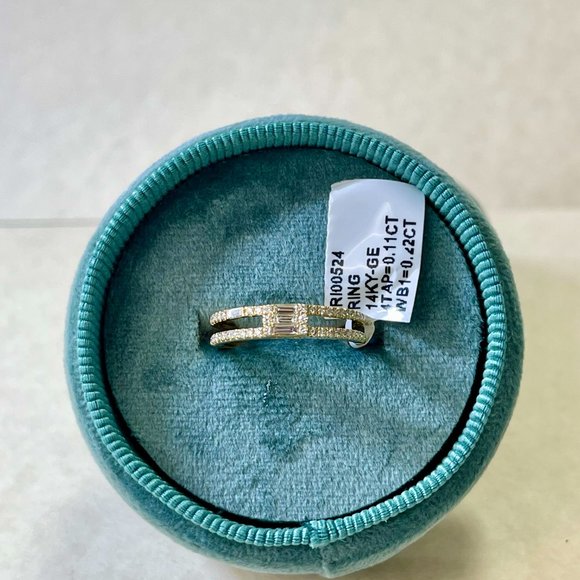 Stackable Baguette Cut Rings - Picture 3 of 16